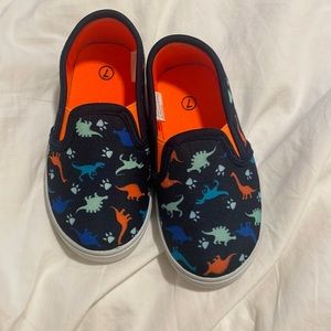 NWOT- Boys Slip On Dinosaur Sneakers, Comfortable, Slide On, Adorable, Soft 🦖